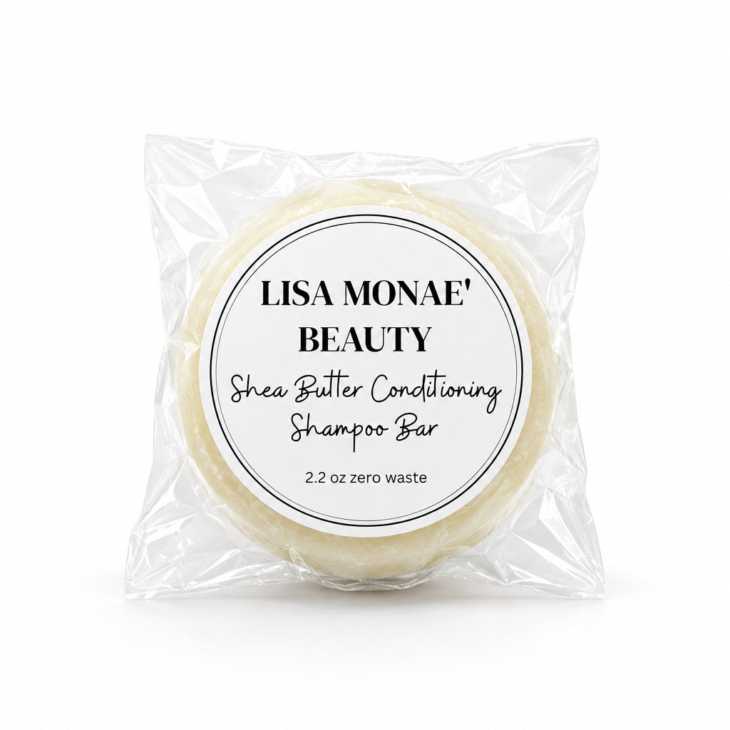 Lisa Monae Beauty concentrated shampoo bar — natural zero waste hair care"