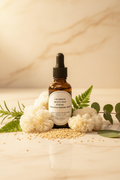 Lisa Monae Beauty hydrating peptide serum with snow mushroom and niacinamide — natural brightening facial serum